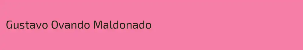 Gustavo Ovando Maldonado